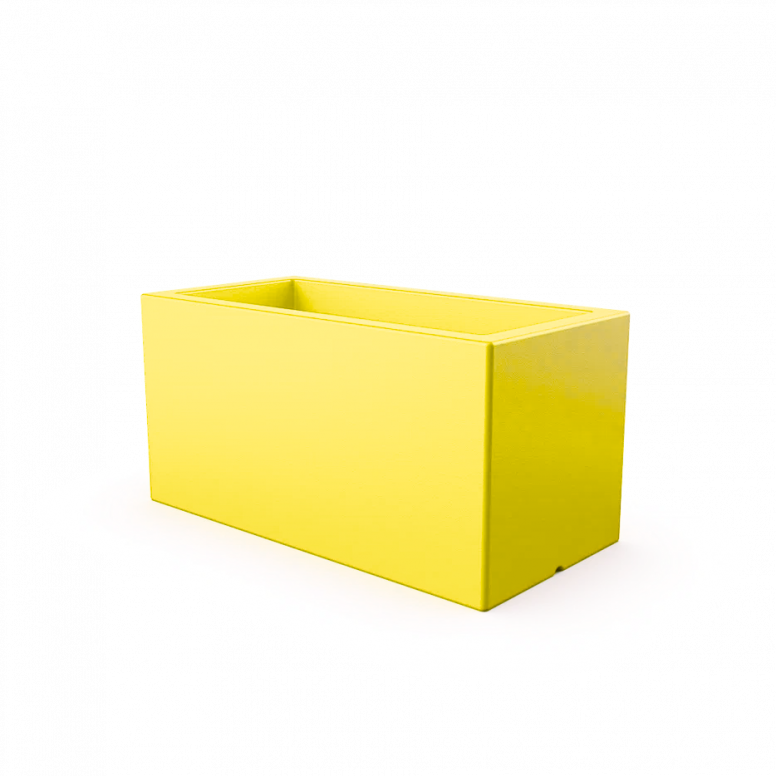 Кашпо Berkano Cubric 80x40 Yellow фото 1