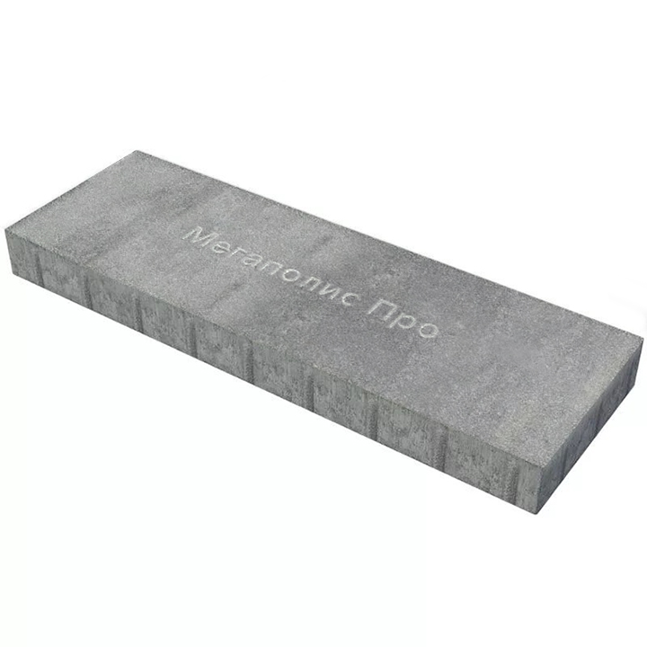 Пошаговая плита для дорожек 900х300х80 мм Серо-белая фото 1