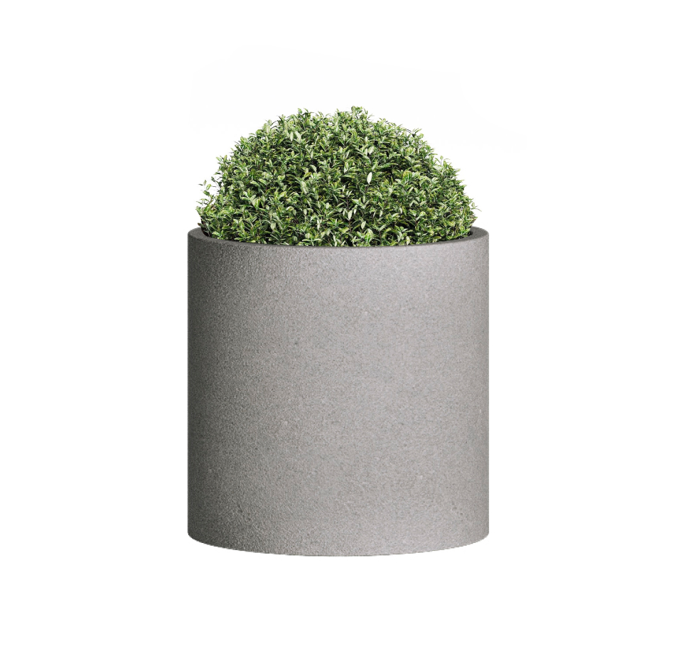 Кашпо TERRAFAKTURA Тюб S D30H30 Cool grey фото 1