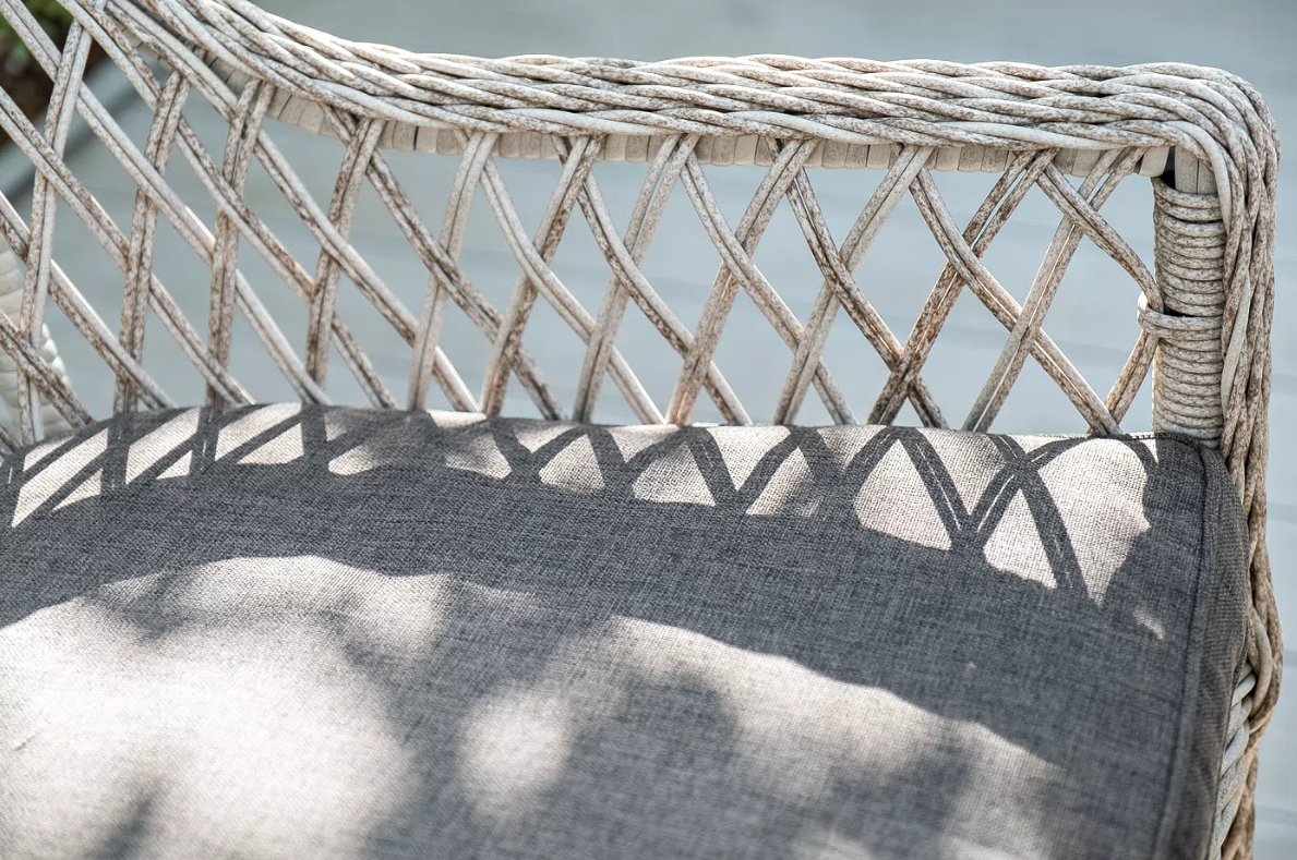 Обеденная Латте 4SIS группа плетеная, цвет бежевый фото 7