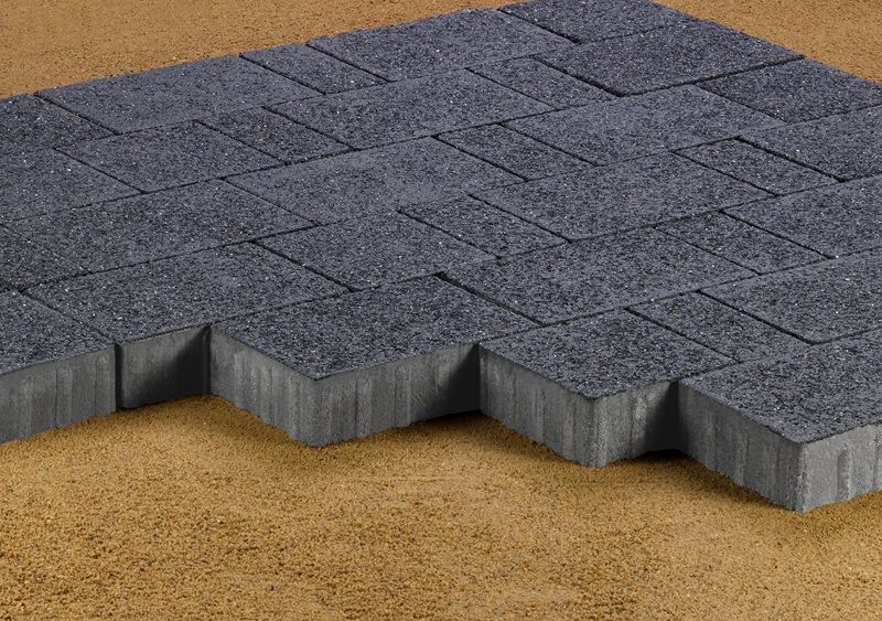 Тротуарная плитка 342 Механический завод Новый Город 60мм коллекция Гранит цвет Тейт фото 3