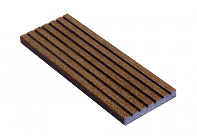 Планка торцевая из ДПК MasterDeck 3000х70 мм цвет Венге фото 1