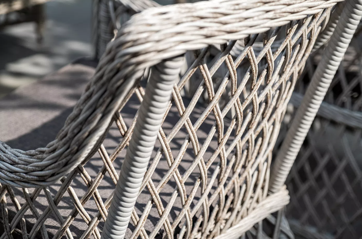 Обеденная Латте 4SIS группа плетеная, цвет бежевый фото 6