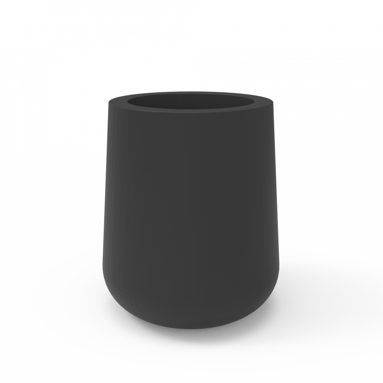 Кашпо Berkano Grace planter 75 Coal Black фото 1