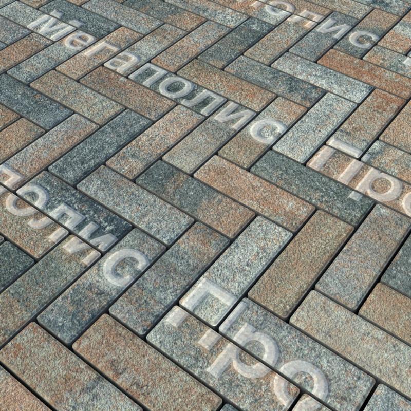 Тротуарная плитка Выбор Паркет Б.4.П.6 Листопад Гранит Клен фото 1