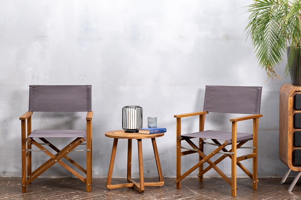 Стул из акации DIRECTOR темно-серый Joygarden фото 2