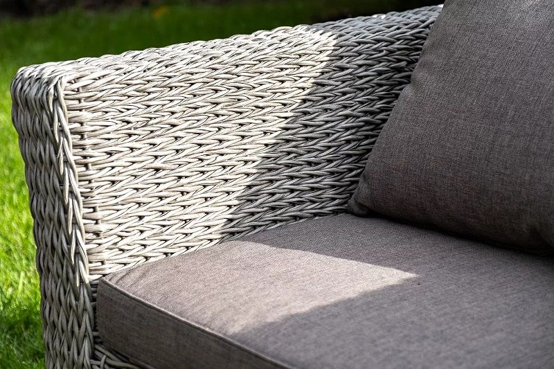 Кресло Капучино 4SIS из искусственного ротанга (гиацинт), цвет графит фото 7