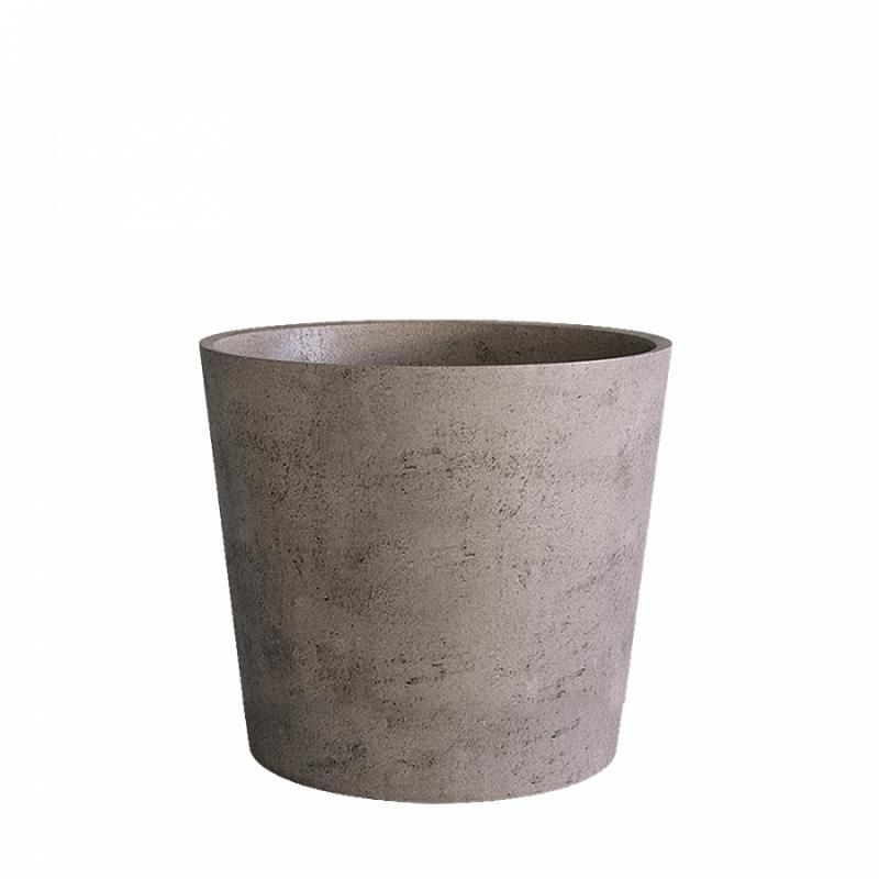 Кашпо Concretika Кратер D30 H24 Смоки грей фото 1