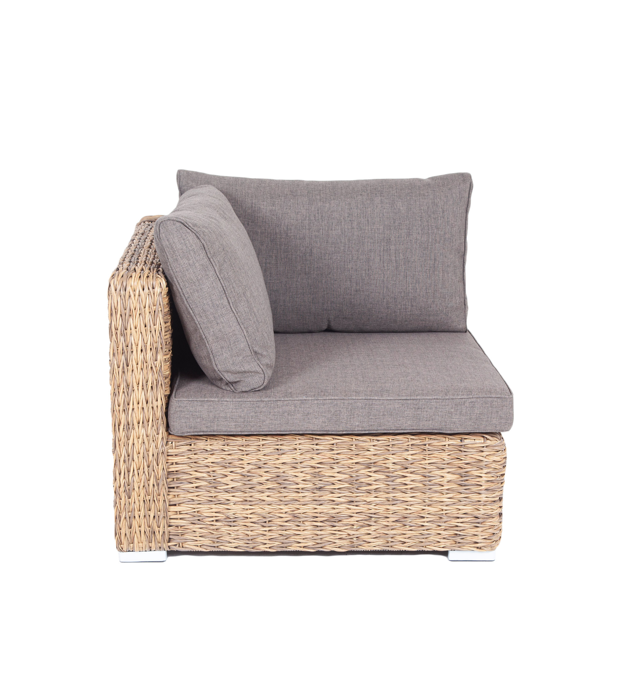 Лунго модуль диванный угловой с подушками, цвет соломенный (гиацинт) фото 2