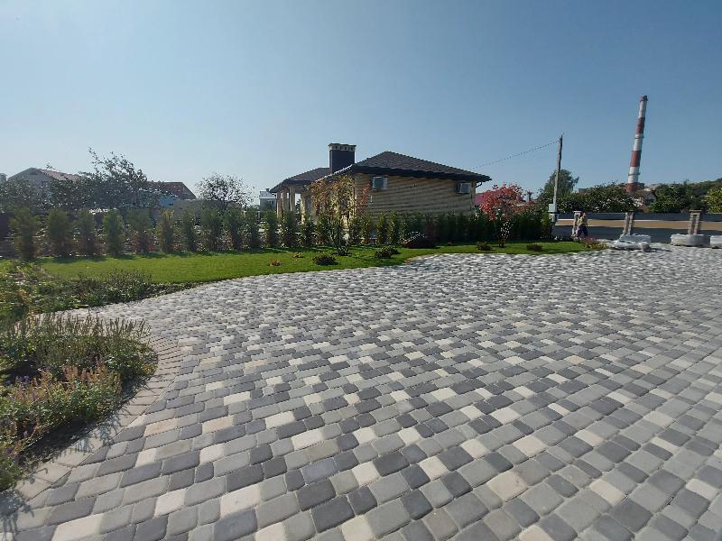 Тротуарная плитка Artstein Инсбрук Альт 60 мм Серый фото 5