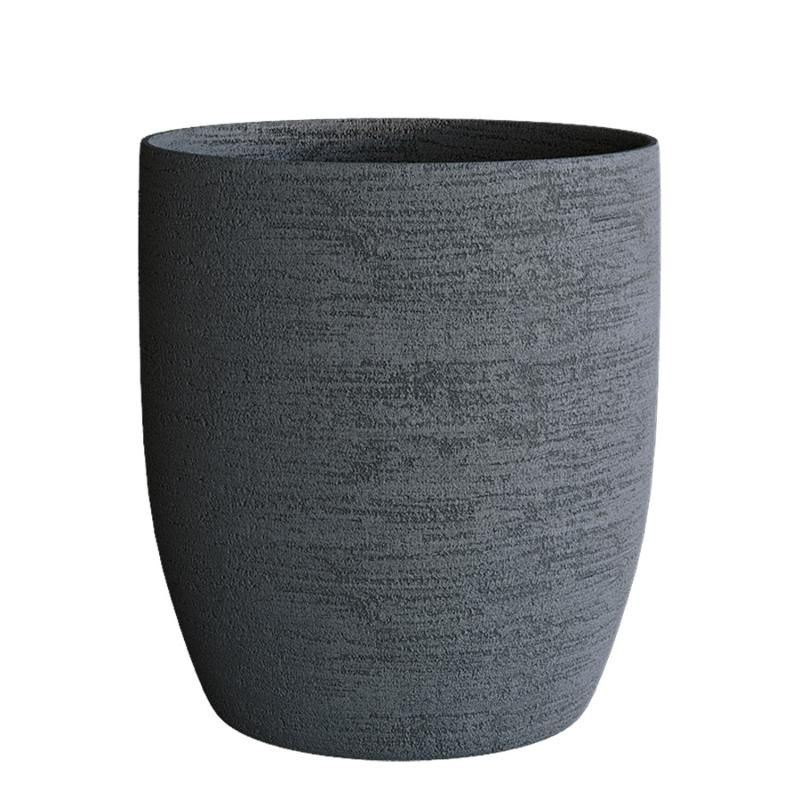 Кашпо Concretika Вейс3 D90 H95 Эрозия серый фото 1