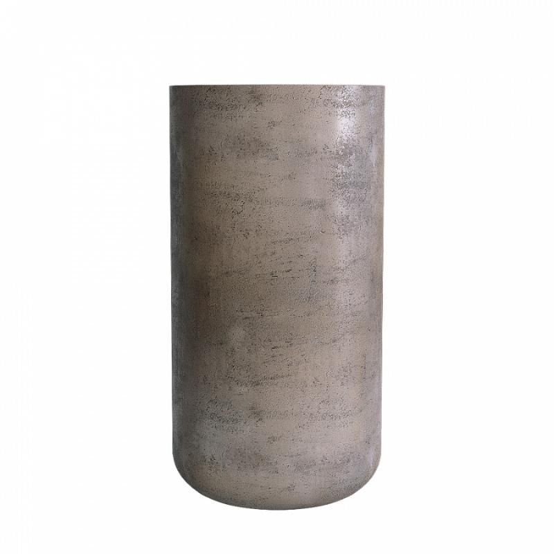 Кашпо Concretika Топпер D40 H90 Смоки грей фото 1