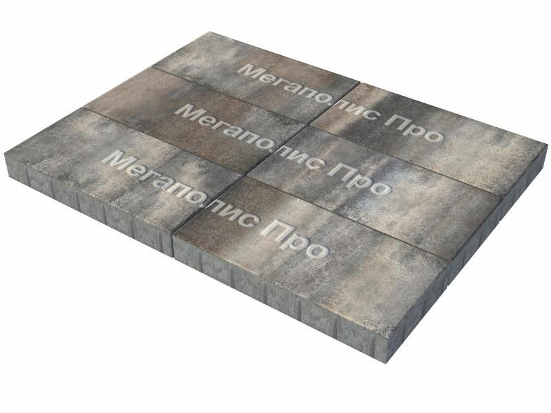 Тротуарная плитка Выбор Прямоугольник Б.5.П.10 600х300х100 мм Листопад Старый замок фото 3