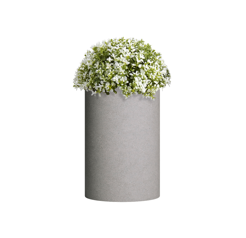 Кашпо TERRAFAKTURA Тюб M D40H60 Cool grey фото 1