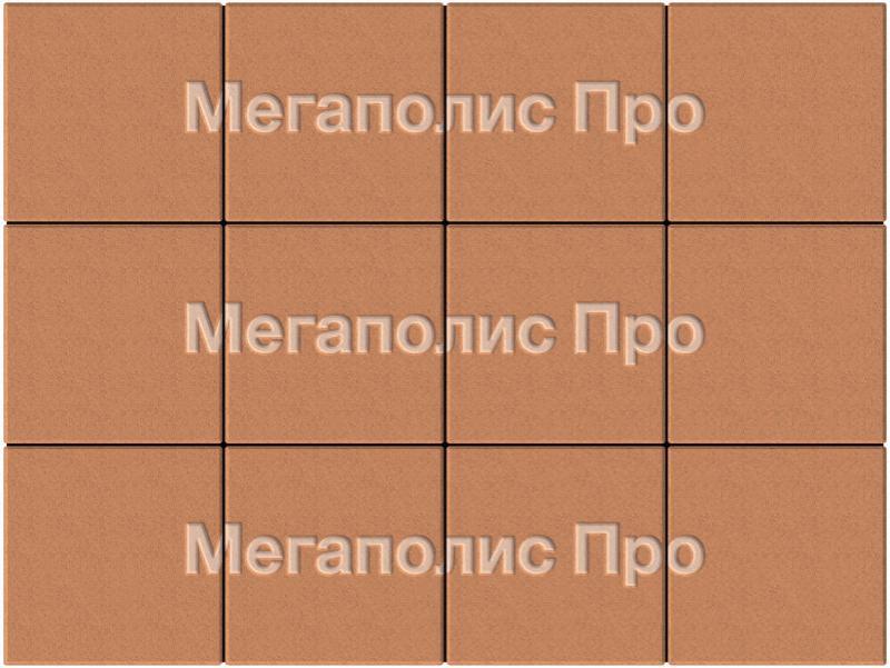 Тротуарные плиты Выбор Квадрат Б.1.К.6 300х300х60 мм Стандарт Оранжевый фото 4