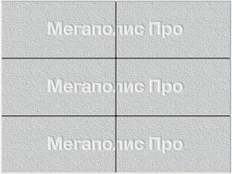 Тротуарная плитка Выбор Прямоугольник Б.5.П.10 600х300х100 мм Белый Гранит фото 4