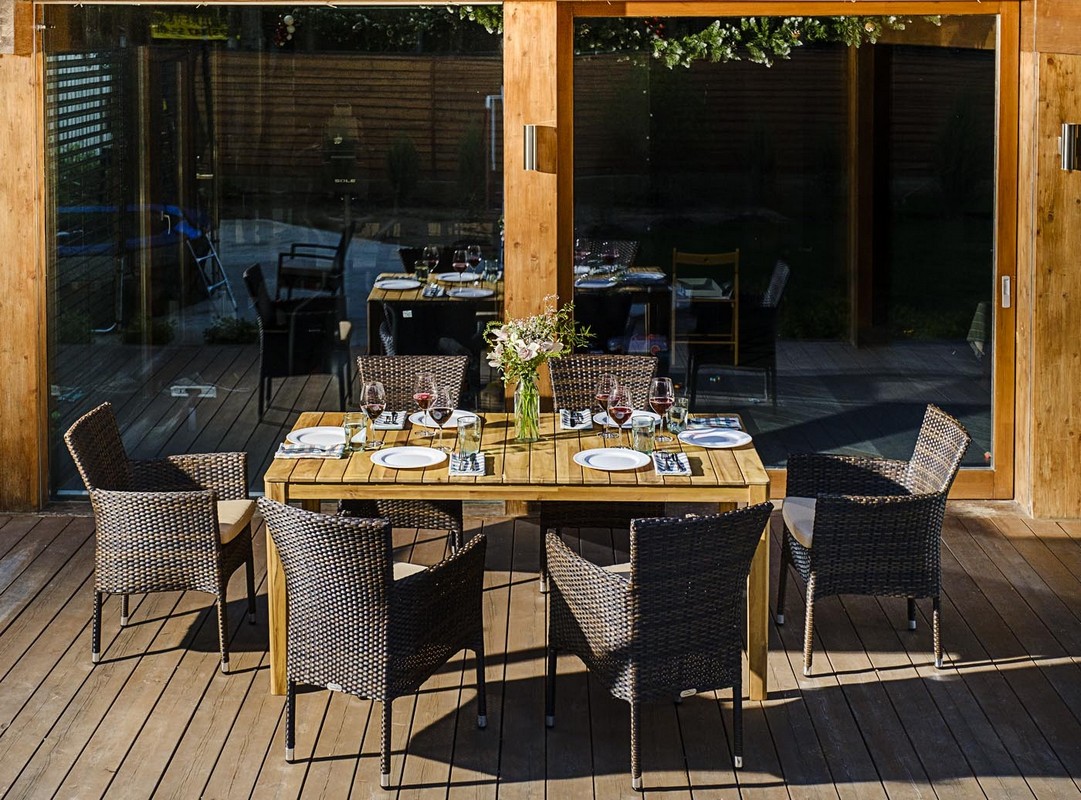 Обеденный комплект AURA 170 см на 6 персон с креслами Joygarden фото 1