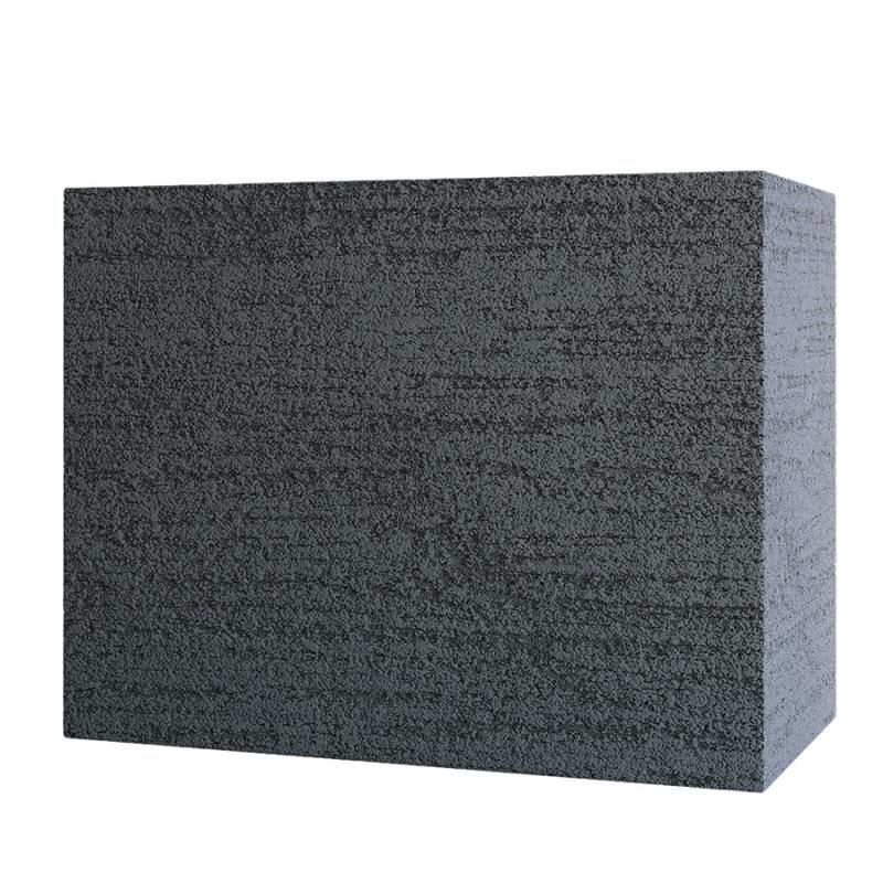 Кашпо Concretika Дивайдер 60x30x50 Эрозия серый фото 1