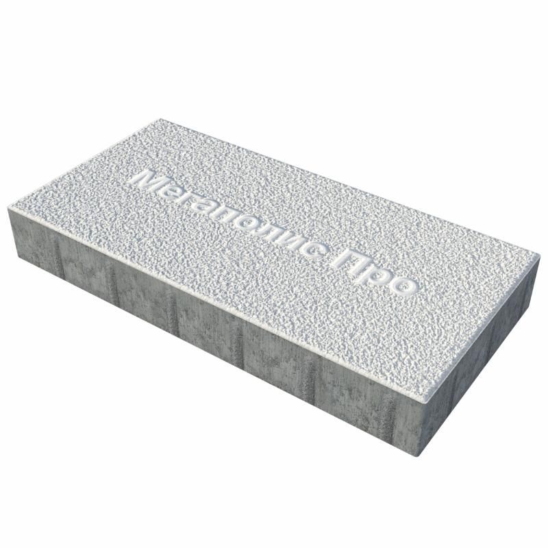 Тротуарная плитка Выбор Прямоугольник Б.5.П.10 600х300х100 мм Белый Гранит фото 1