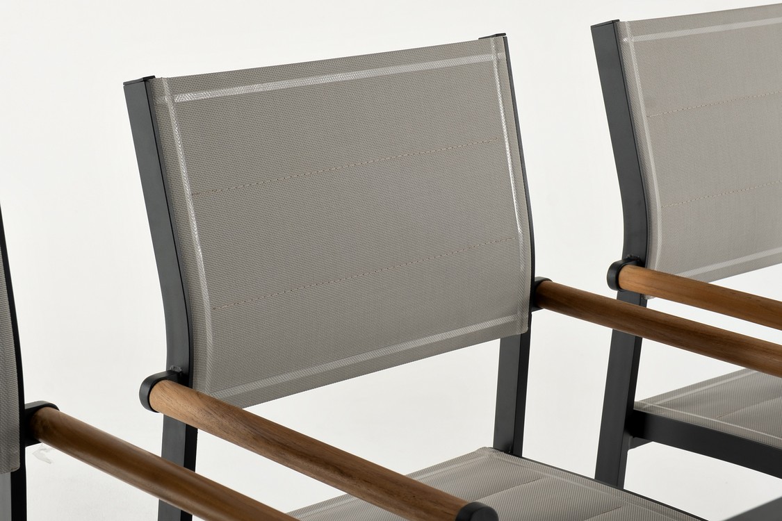 Стул из алюминия MAYA темный графит Joygarden фото 7