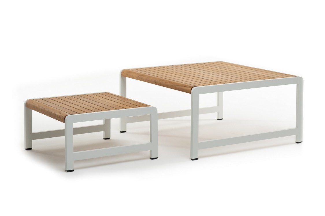 Комплект кофейных столов из алюминия MAYA белый Joygarden фото 2