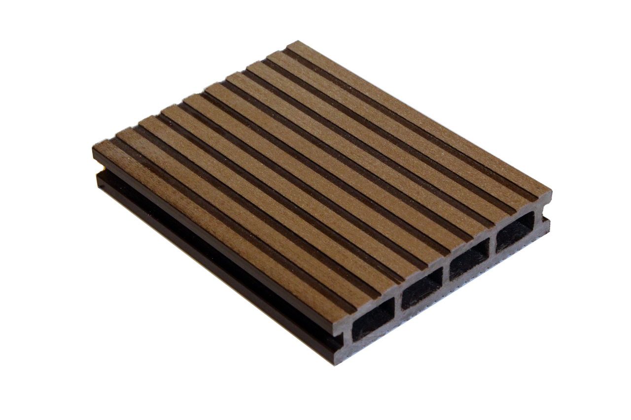 Террасная доска MasterDeck Light 3000*140мм*24мм широкий вельвет, цвет Орегон фото 1