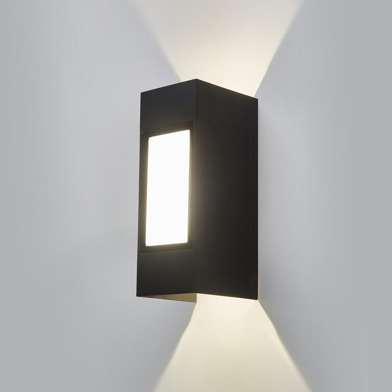 Уличный светильник Elektrostandard IP54 1638 TECHNO LED черный фото 1