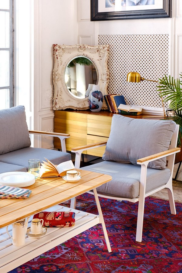 Диванная группа из алюминия CONCORDE L белая Joygarden фото 8