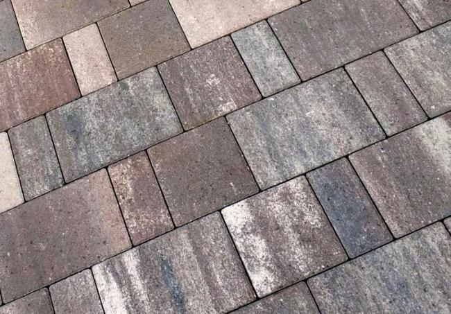 Тротуарная плитка Steinrus Bergamo 40 мм Colormix Умбра фото 1