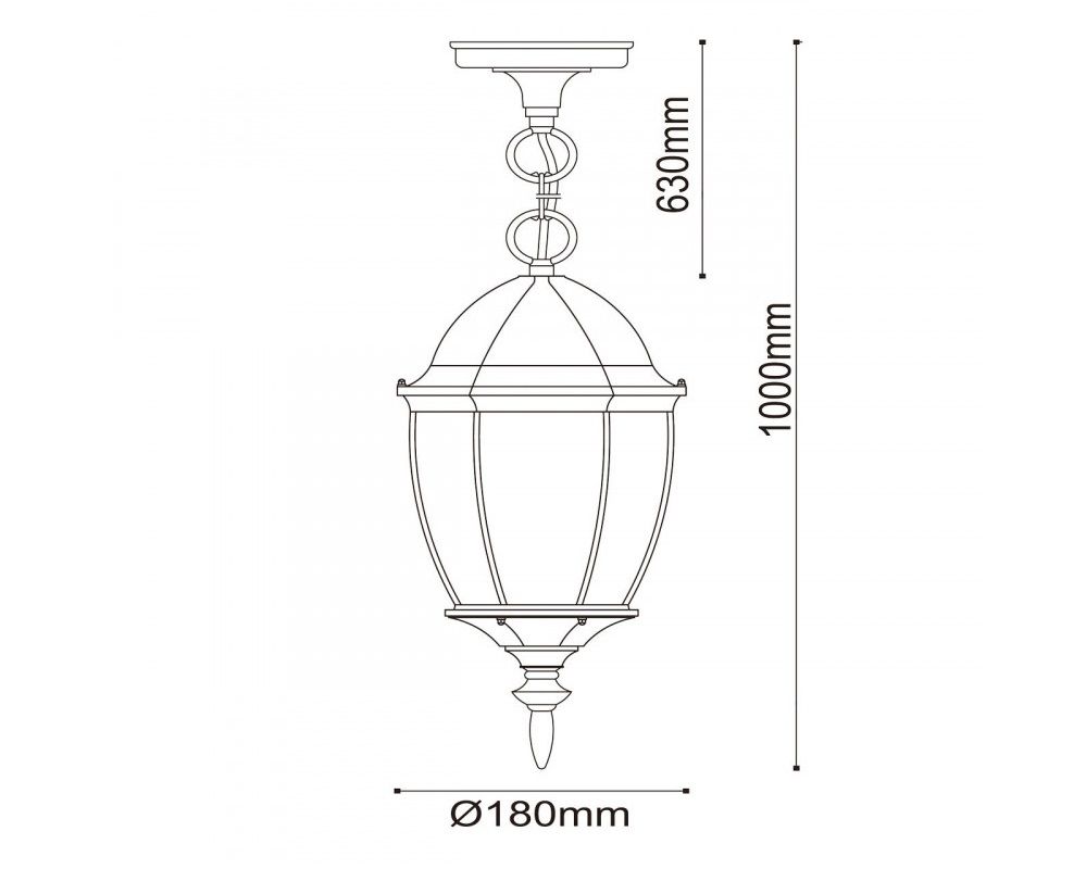 Уличный светильник De Markt Фабур 804010401 фото 14