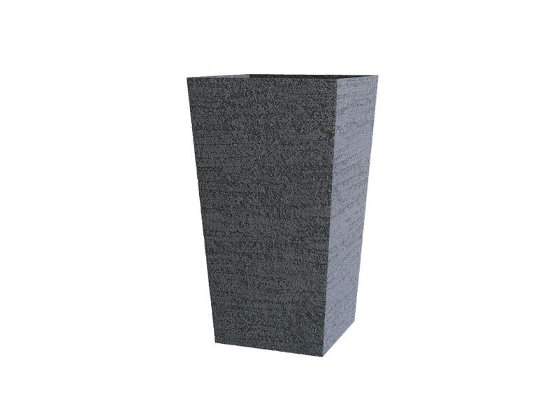 Кашпо Concretika Коник 30x30x50 Эрозия серый фото 1