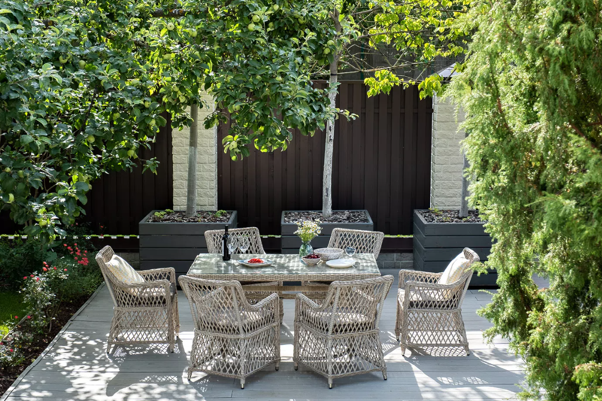 Обеденная Латте 4SIS группа плетеная, цвет бежевый фото 2