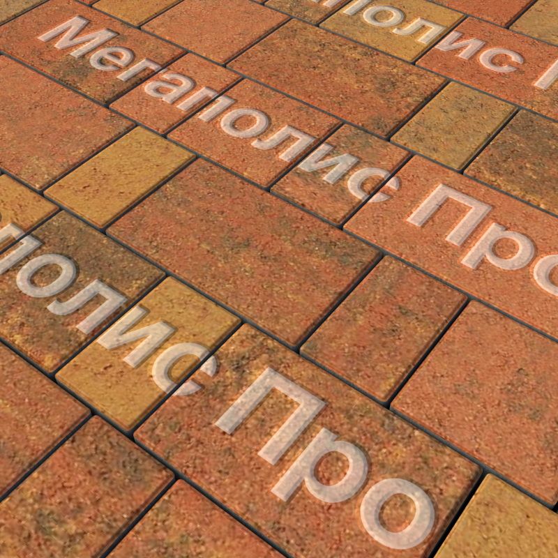 Тротуарная плитка Выбор Старый город Листопад А.1.Фсм.4 40 мм. Арабская ночь фото 2