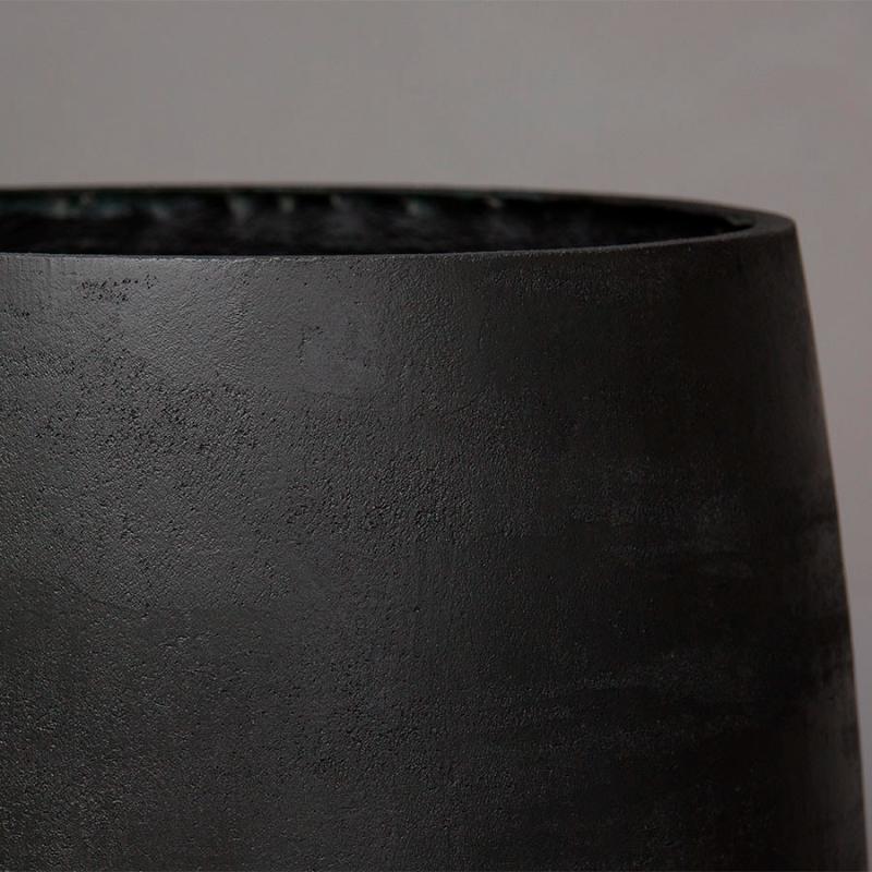 Кашпо Concretika Боул D52 H29 Антрацит фото 2