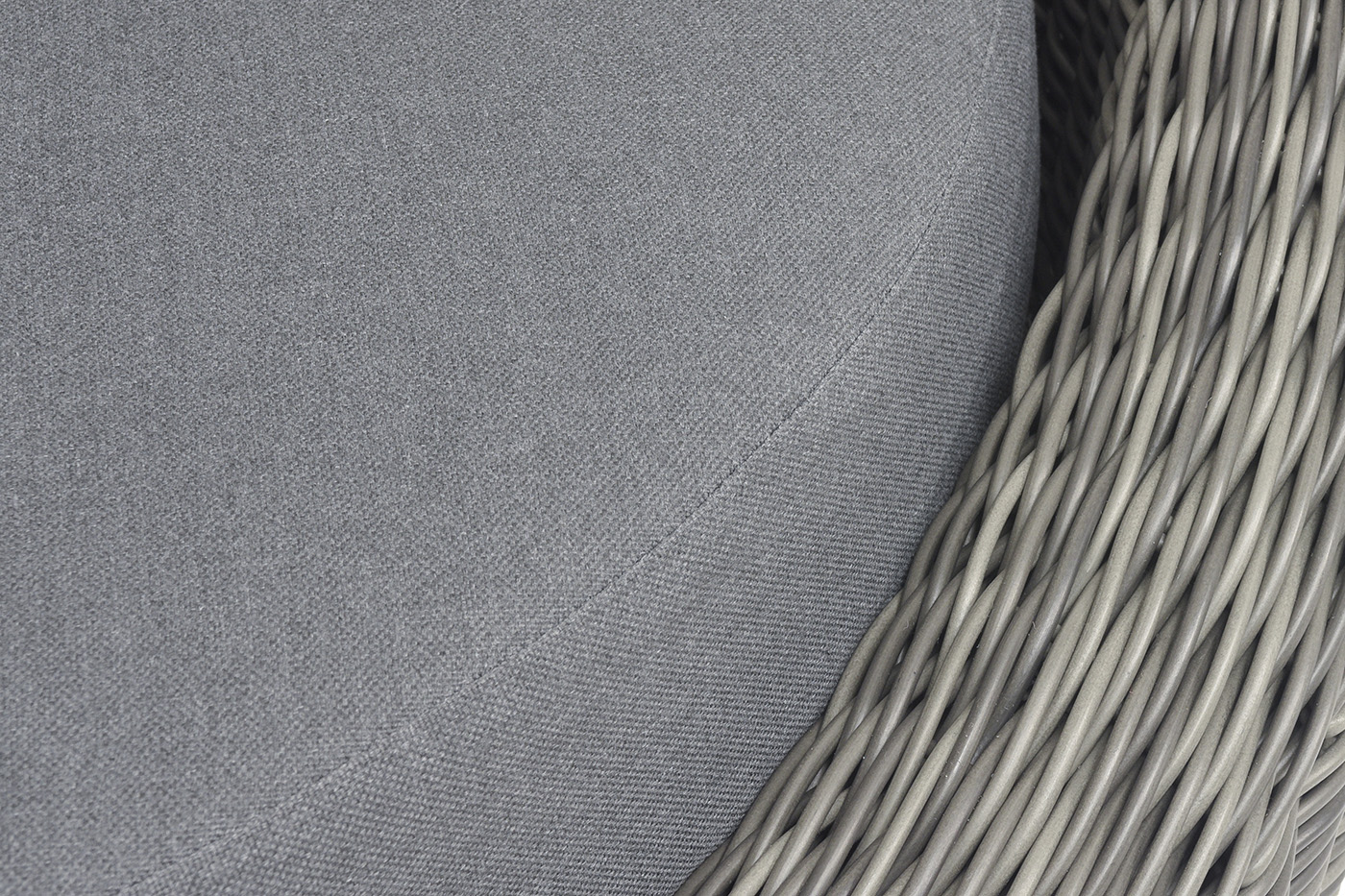 Барселона кресло из искусственного ротанга, цвет графит фото 7