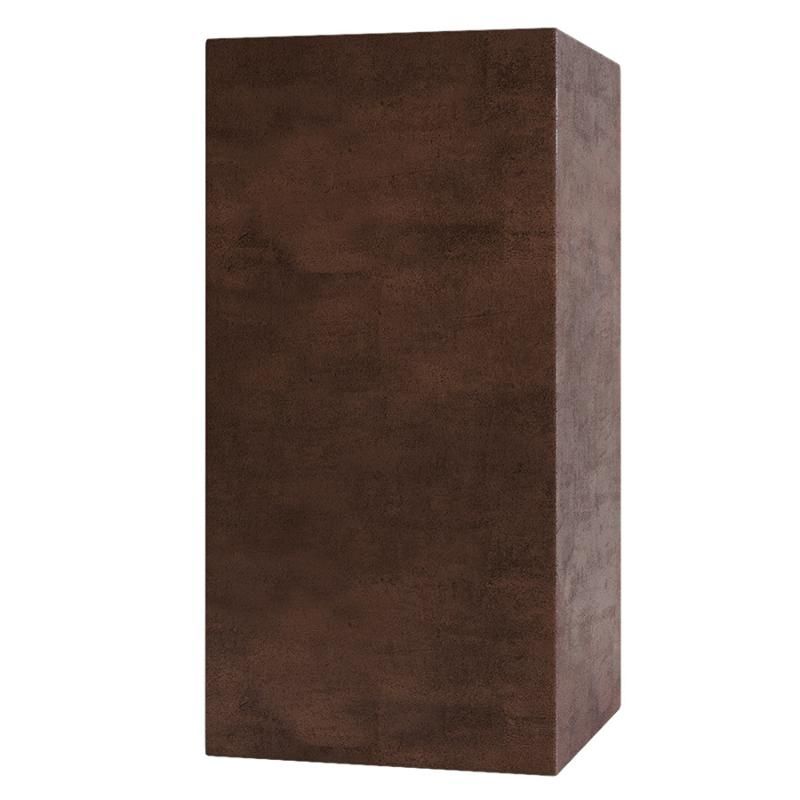 Кашпо Concretika Колонна 40x40x80 Кофе фото 1