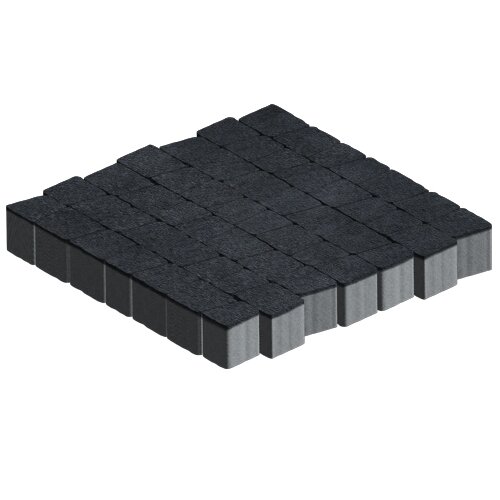 Тротуарная плитка Аттика Steinrus 60 мм Неро BackWash фото 1