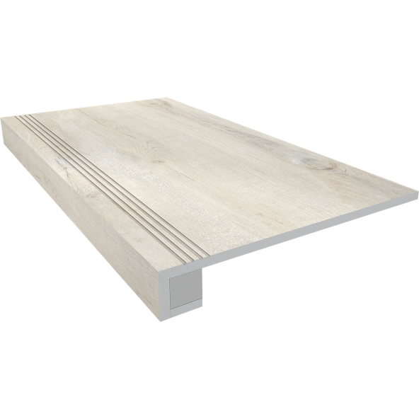 Комплект Керамогранитная ступень Estima DA01 33x120 см с бортиком + Подступенок 14,5х120 см фото 1