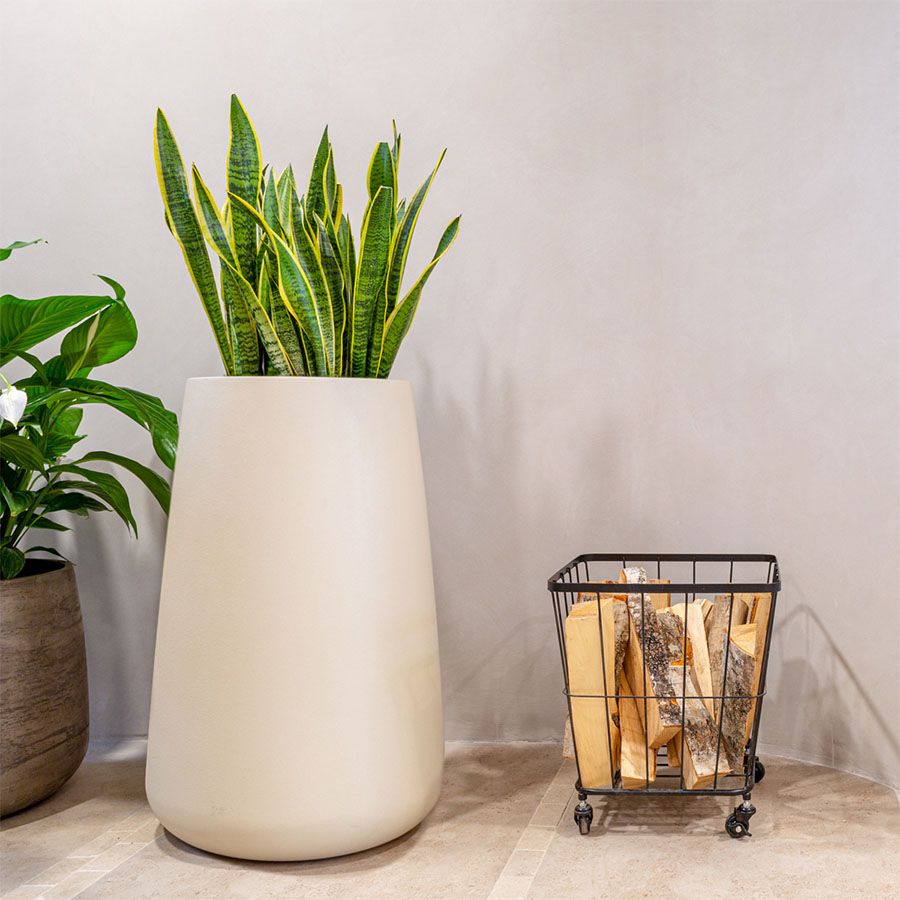 Кашпо Concretika Овал D30 H41 Сахара фото 4