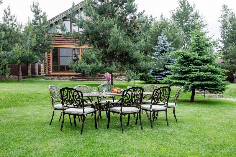 Обеденный комплект Wilhelm Royal Family из алюминия на 8 персон фото 1