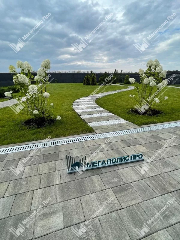Тротуарная плитка Braer Старый город Венусбергер 40 мм Туман фото 5