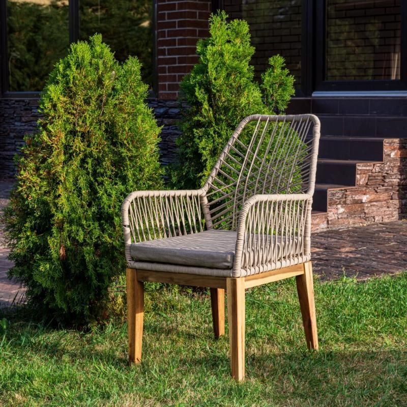 Обеденное кресло Chloe Royal Family из дерева, цвет бежевый фото 1