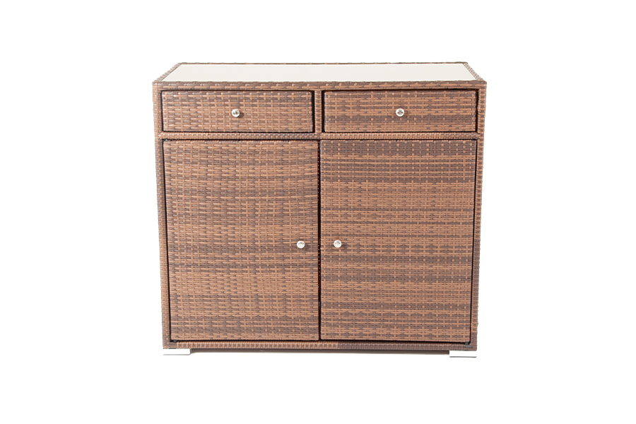 Мальта тумба плетеная из искусственного ротанга, цвет коричневый фото 3