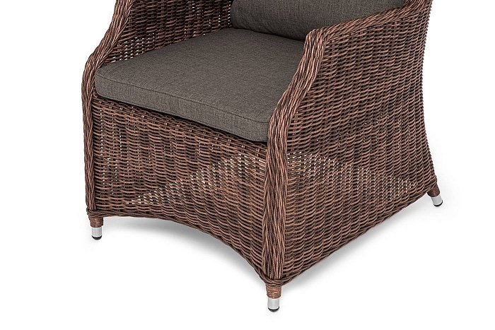 Плетеный Неаполь 4SIS стул из искусственного ротанга, цвет коричневый фото 2