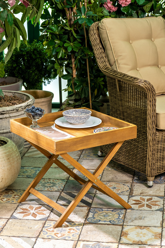 Стол поднос из акации FORMA Joygarden фото 1