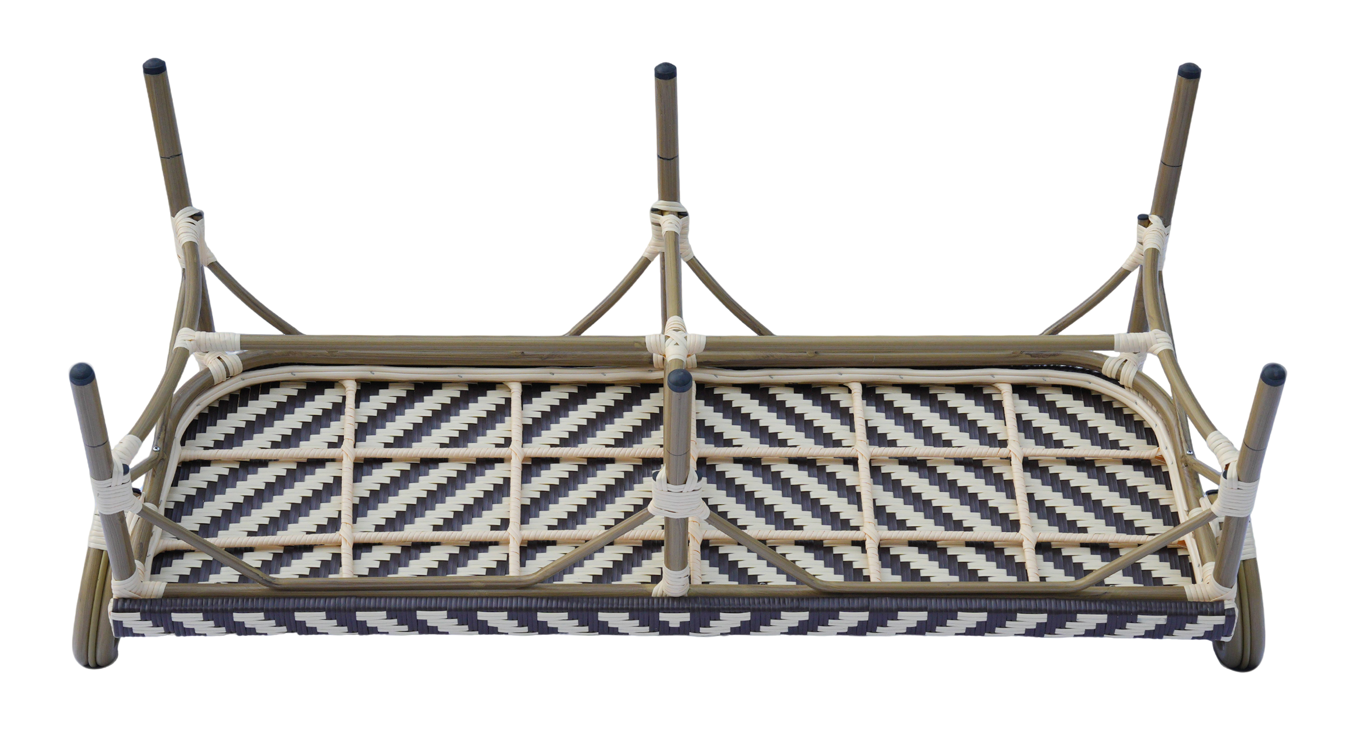 Кабри диван двухместный из искусственного ротанга, цвет бежево-коричневый фото 5