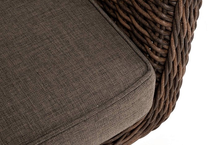 Кресло Прованс 4SIS из искусственного ротанга, цвет коричневый фото 2