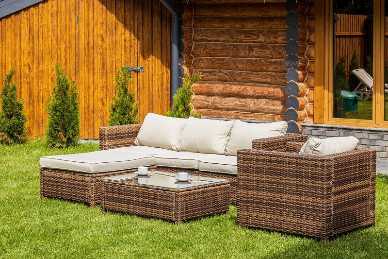 Комплект мебели Grand Vicky Royal Family из искусственного ротанга, цвет коричневый фото 3