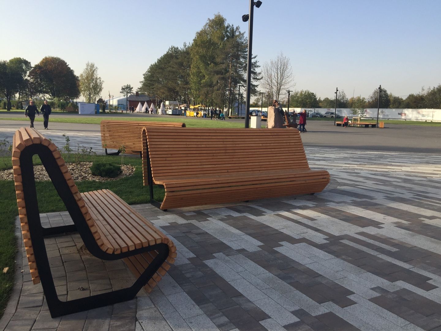 Тротуарная плитка Выбор Паркет мультиформатный Б.9.Псм.8 80 мм Листопад Песчаник фото 7