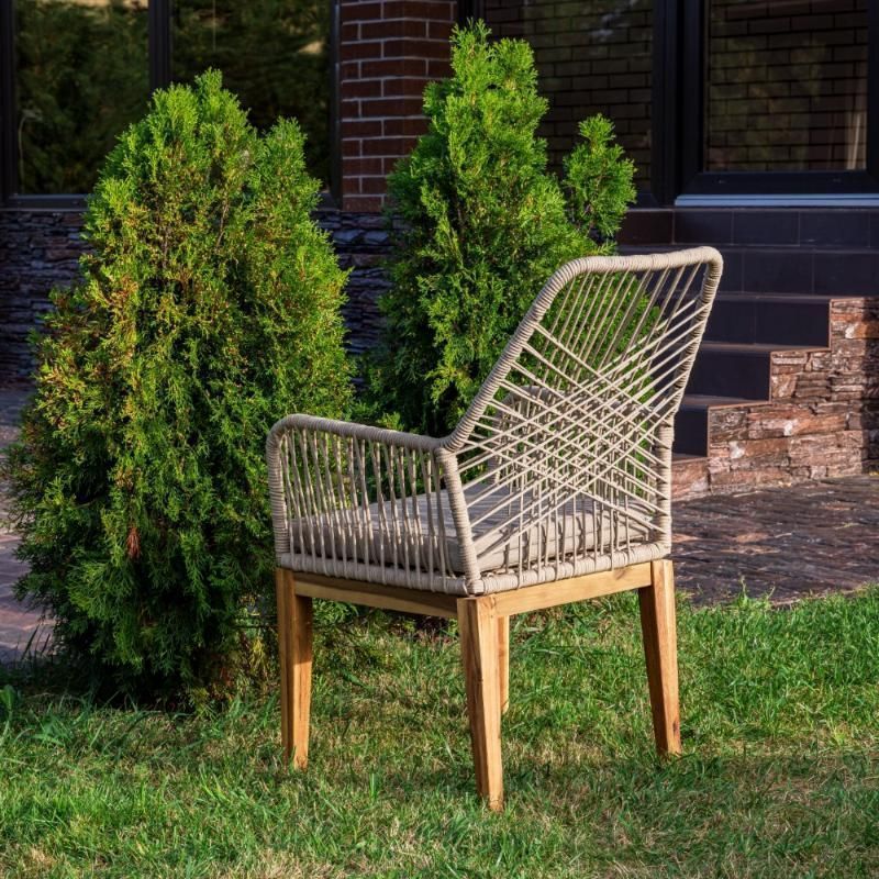 Обеденное кресло Chloe Royal Family из дерева, цвет бежевый фото 4